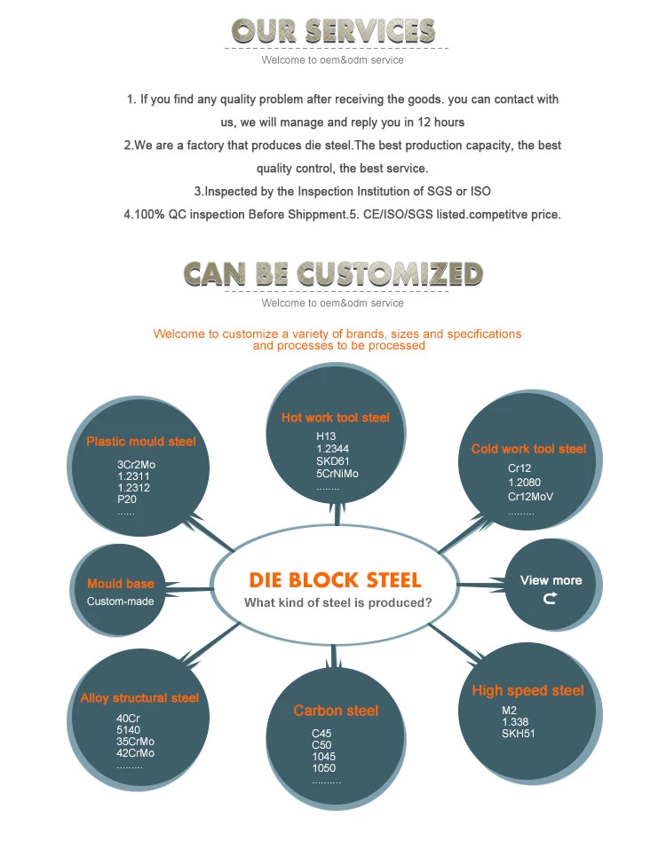 Tool Steel D3 1.2080 Cold Work Mold Steel Round Bar